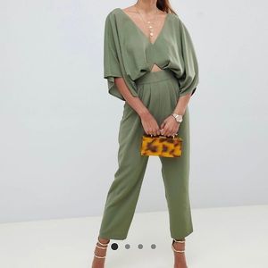 ASOS green jumpsuit